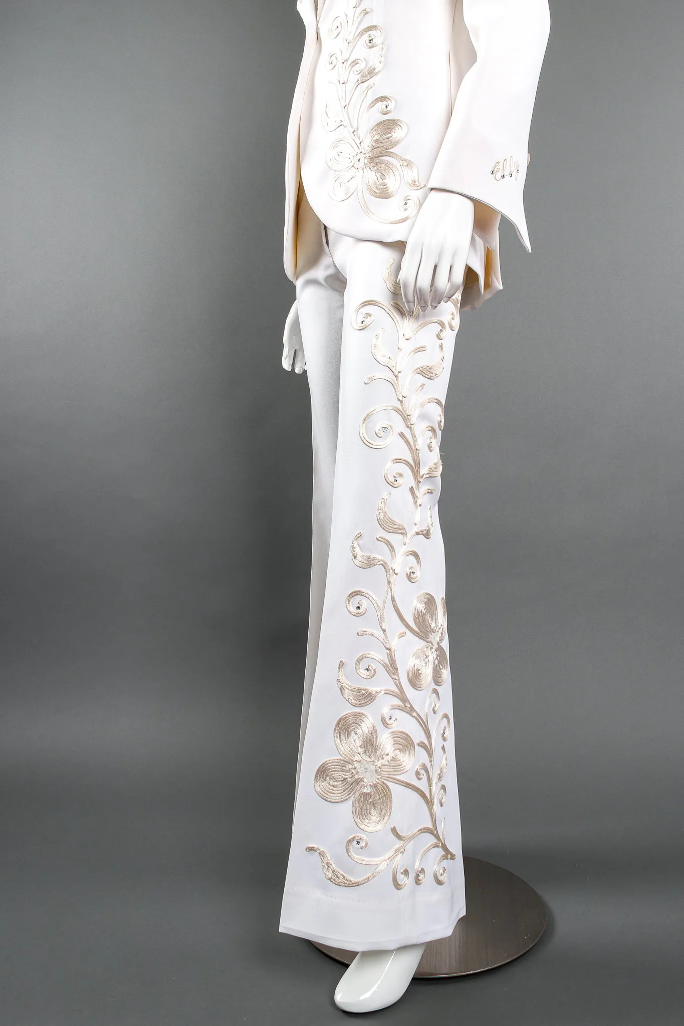 Cord Embroidered 3-Piece Suit