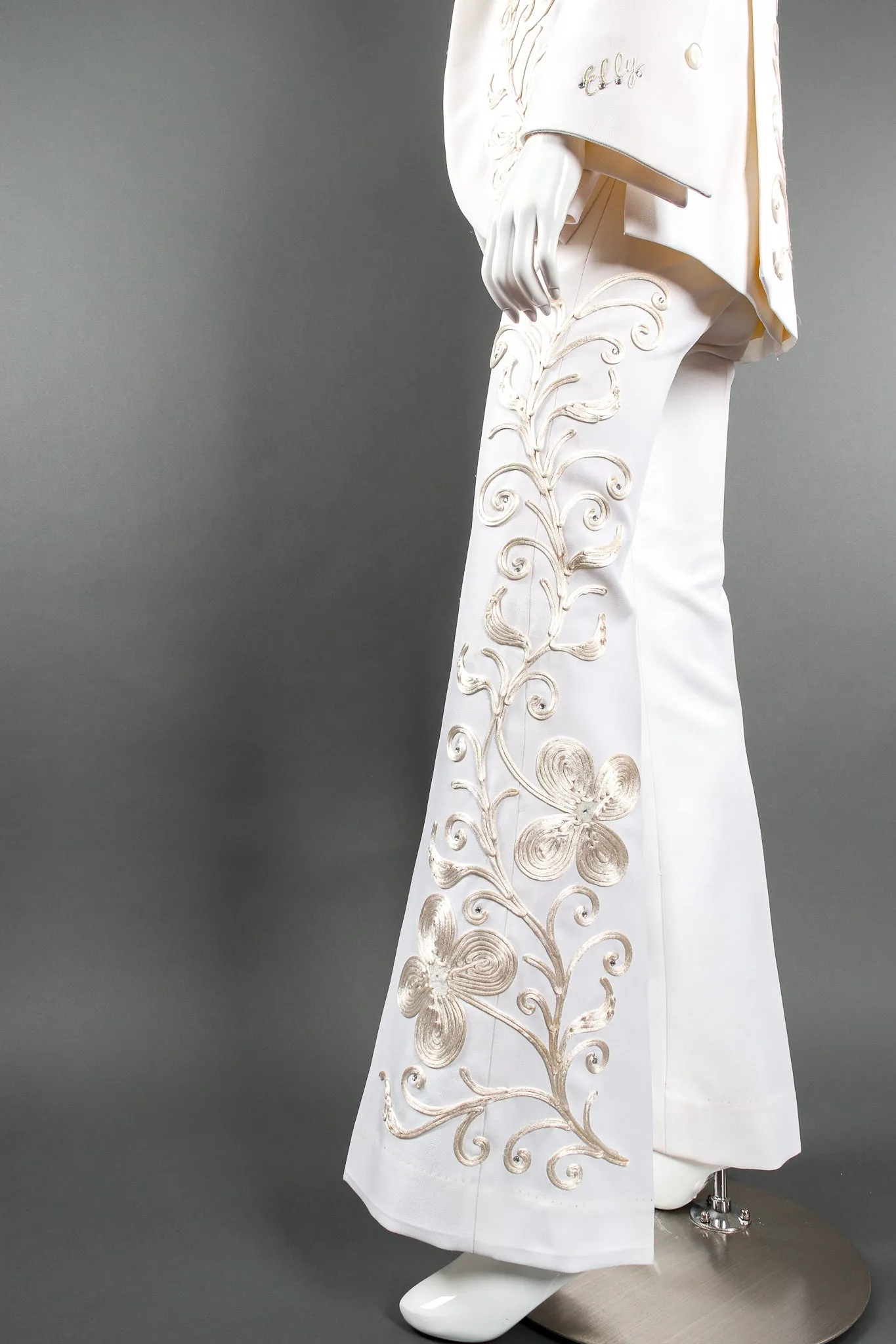 Cord Embroidered 3-Piece Suit