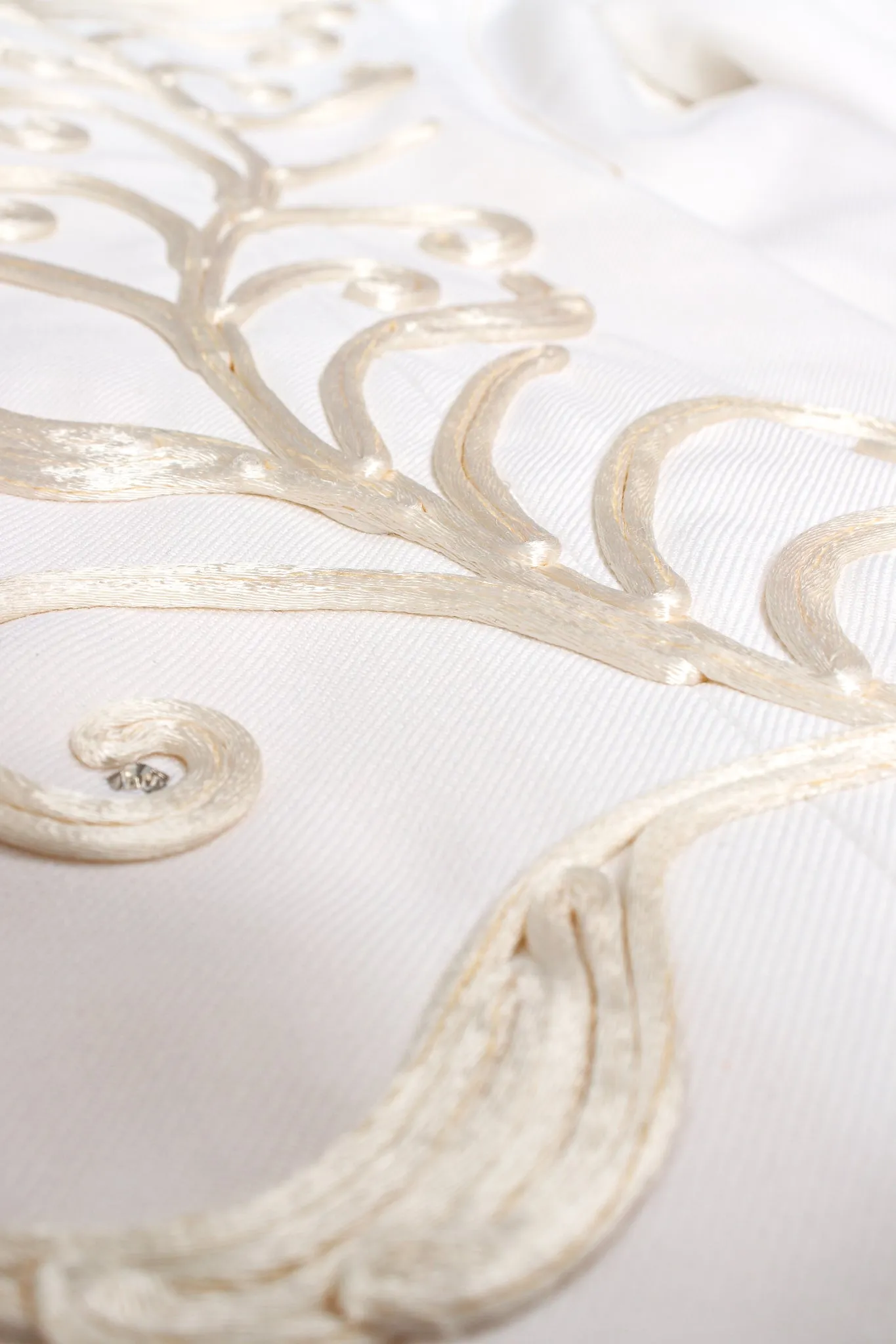Cord Embroidered 3-Piece Suit