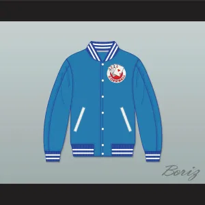 Cornwall Aces Light Blue Varsity Letterman Jacket-Style Sweatshirt
