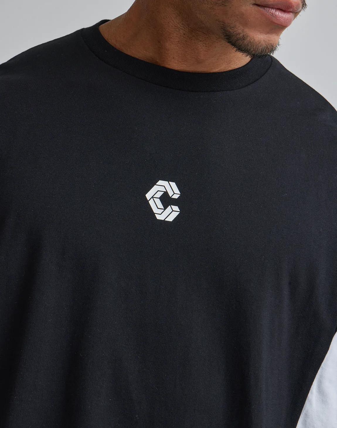 CRONOS BACK LOGO OVERSIZE T-SHIRTS【G.BLUE】
