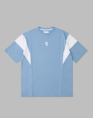 CRONOS BACK LOGO OVERSIZE T-SHIRTS【G.BLUE】