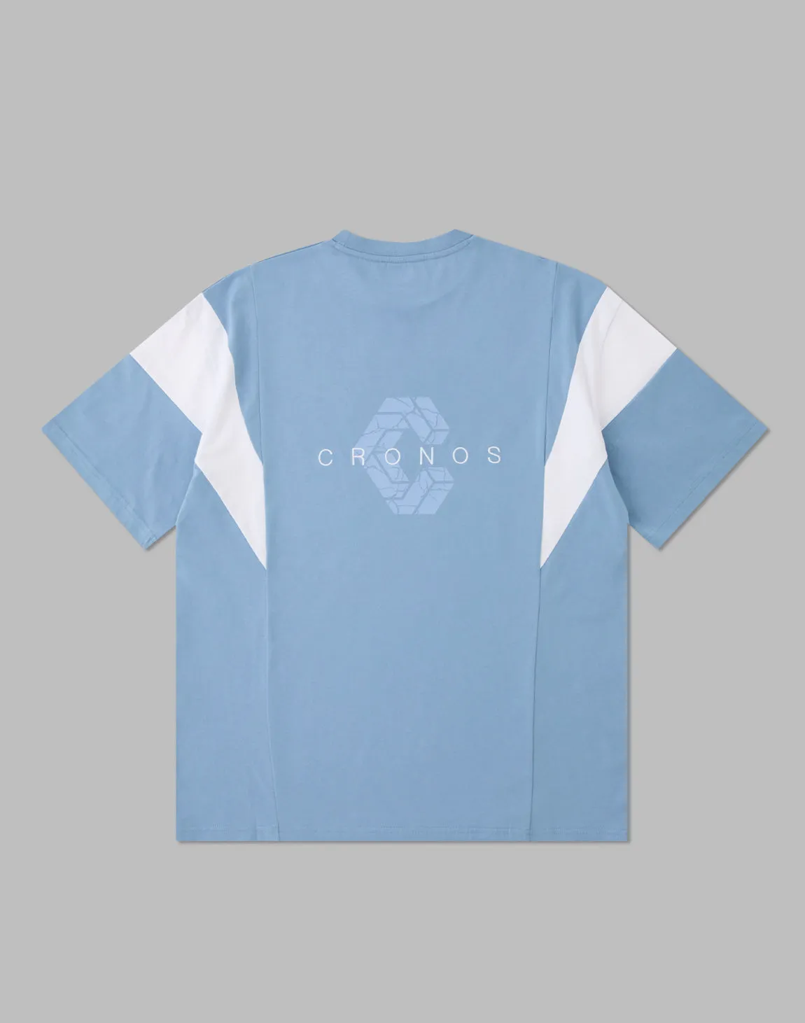 CRONOS BACK LOGO OVERSIZE T-SHIRTS【G.BLUE】