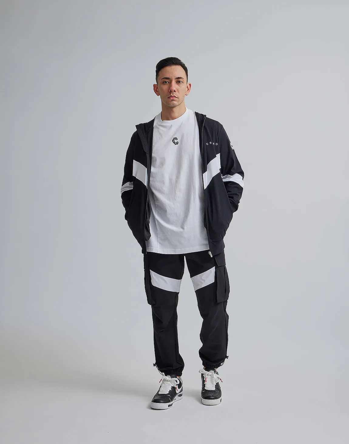 CRONOS BACK LOGO OVERSIZE T-SHIRTS【WHITE】