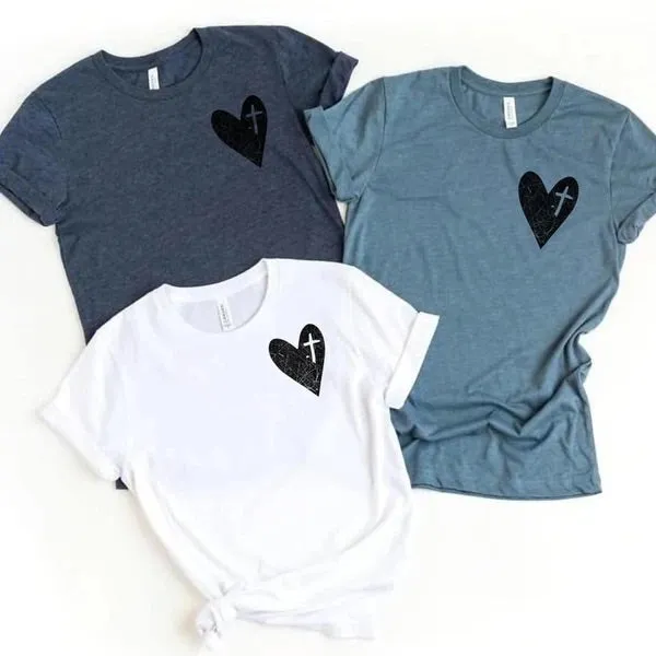 Cross & Heart Pocket