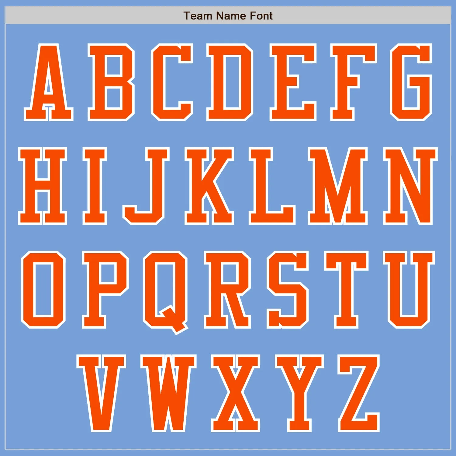 Custom Light Blue Orange-White Bomber Varsity Letterman Zipper Jacket