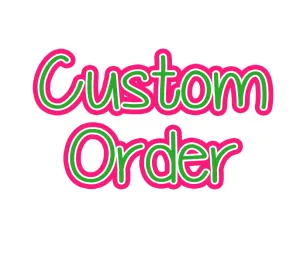 Custom Print ~ Front & Back Print