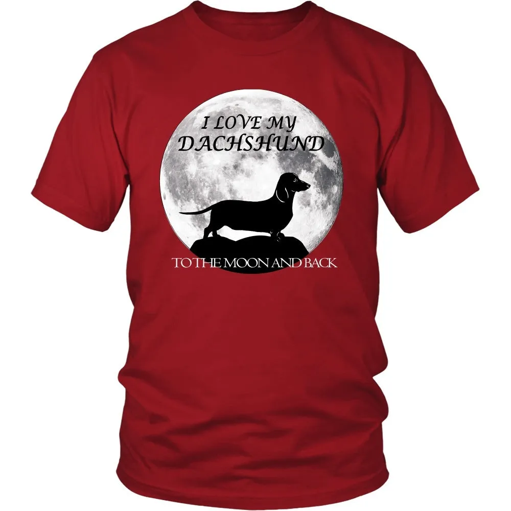 Dachshund Love to the Moon and Back