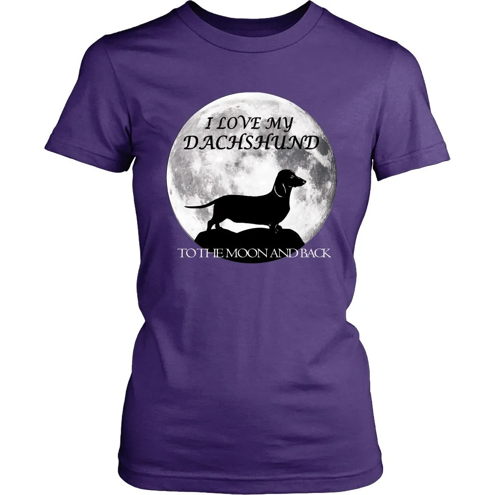 Dachshund Love to the Moon and Back
