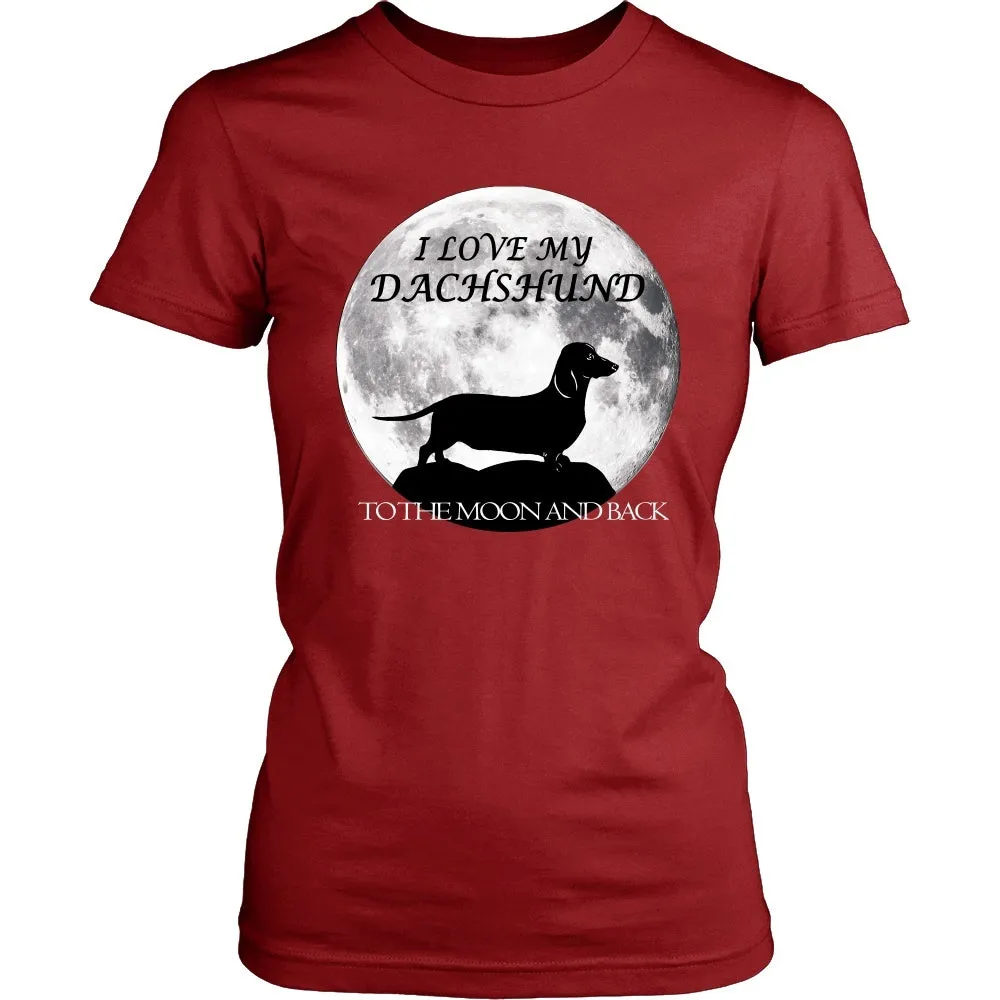 Dachshund Love to the Moon and Back