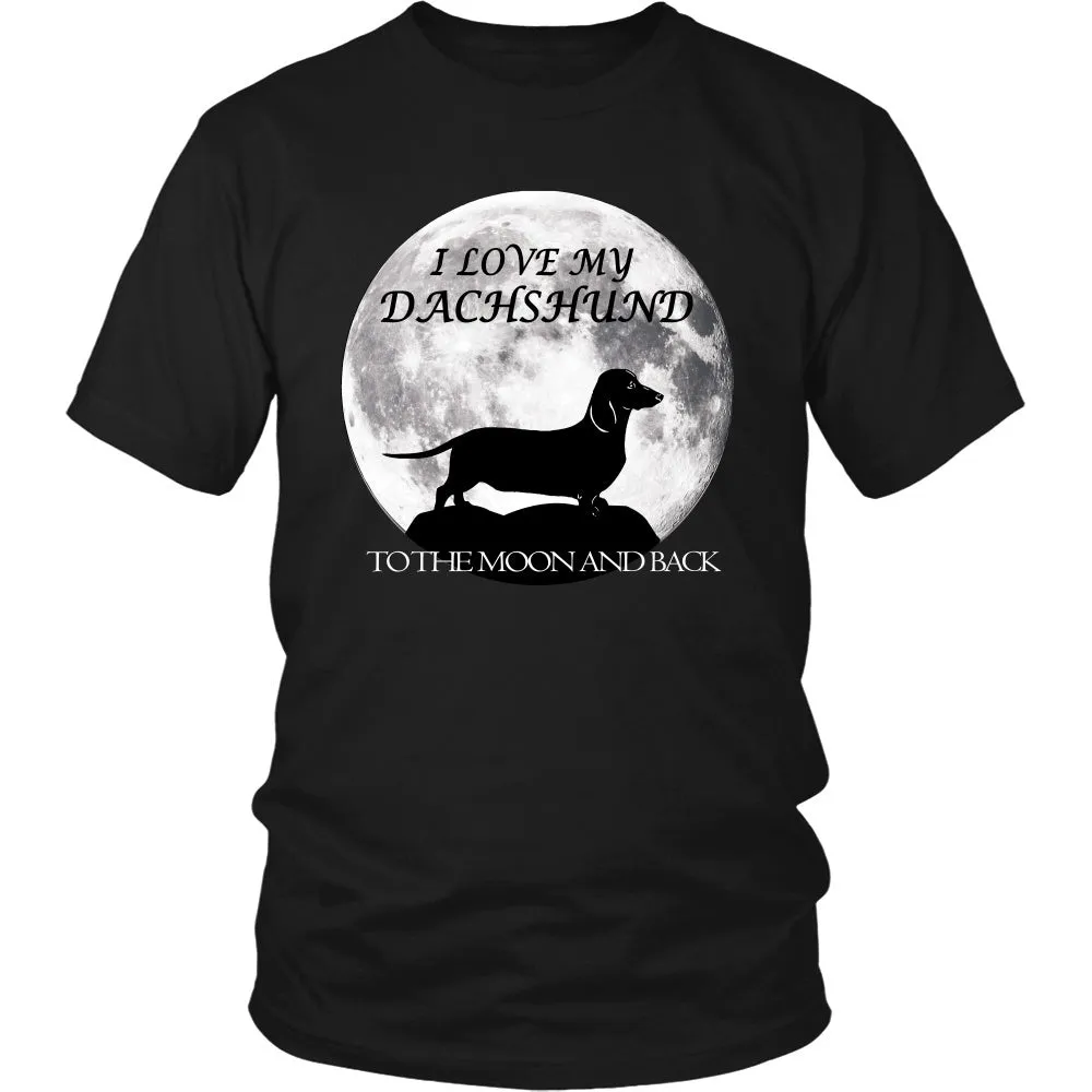 Dachshund Love to the Moon and Back