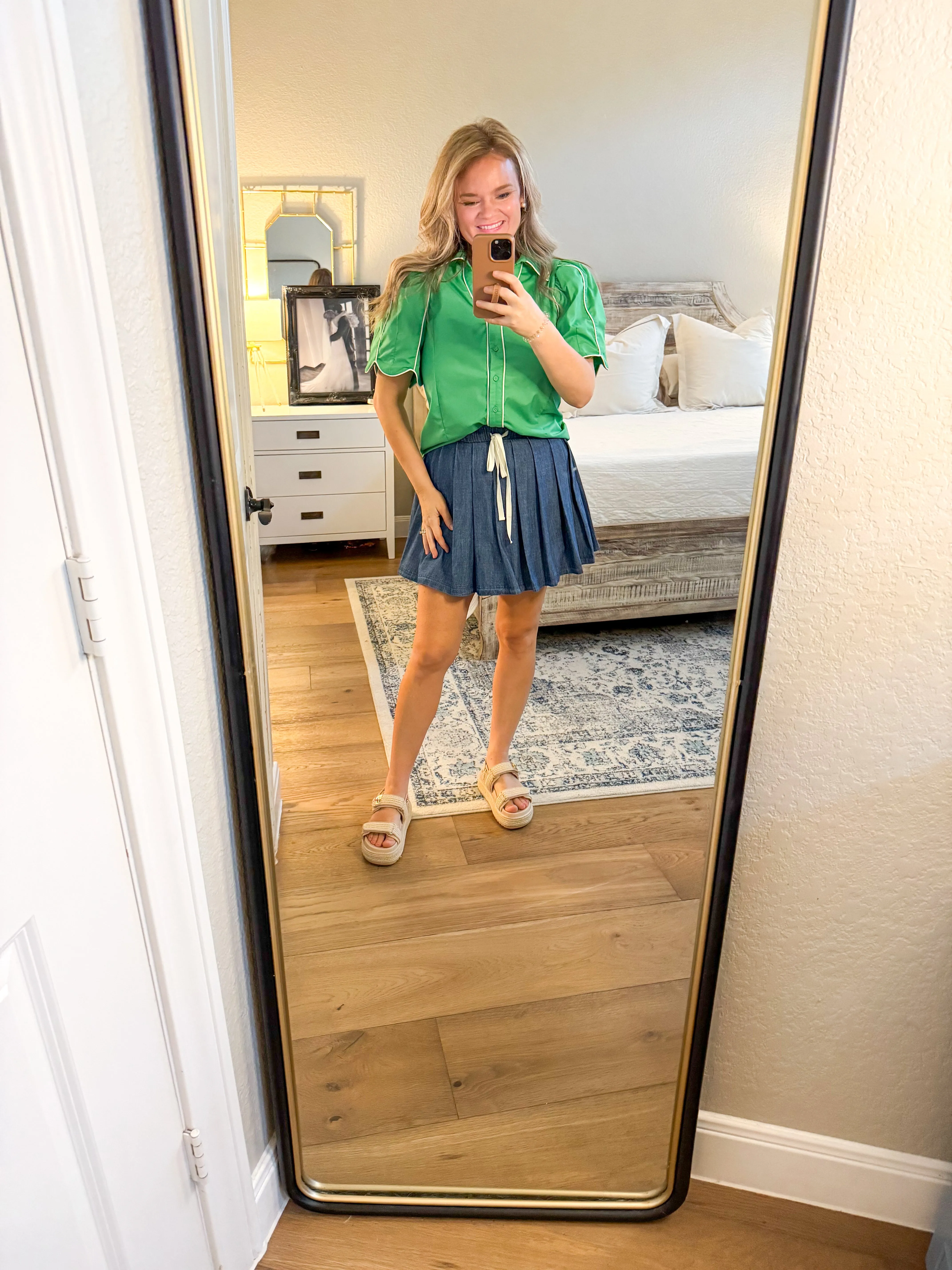 Dark Denim Laurie Skort