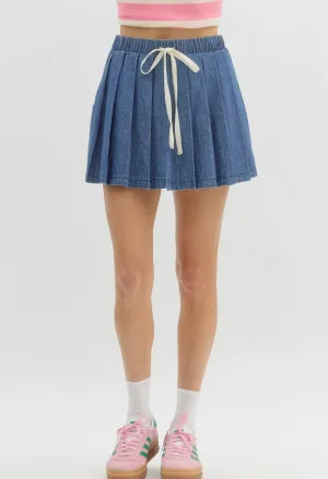 Dark Denim Laurie Skort