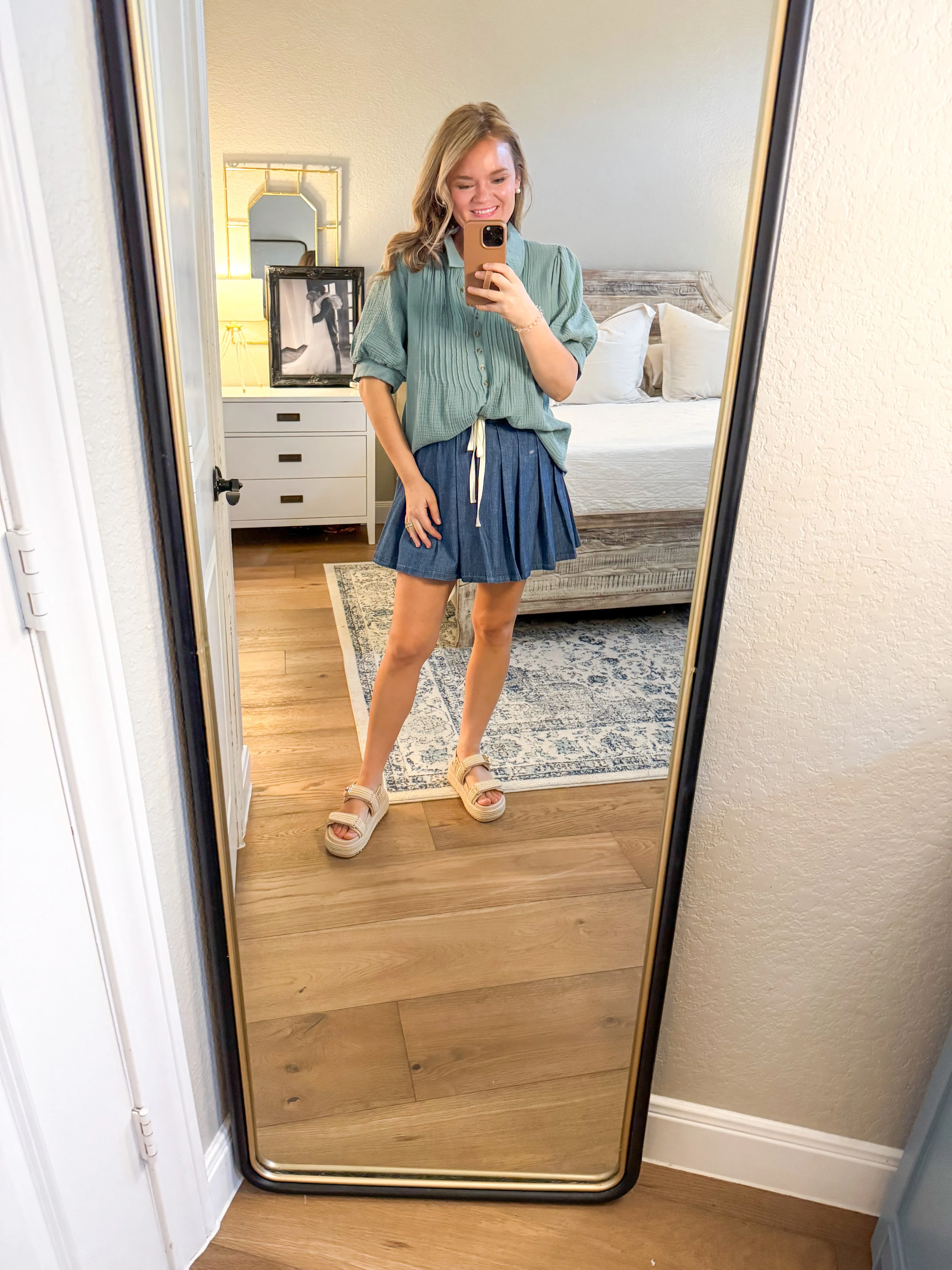Dark Denim Laurie Skort