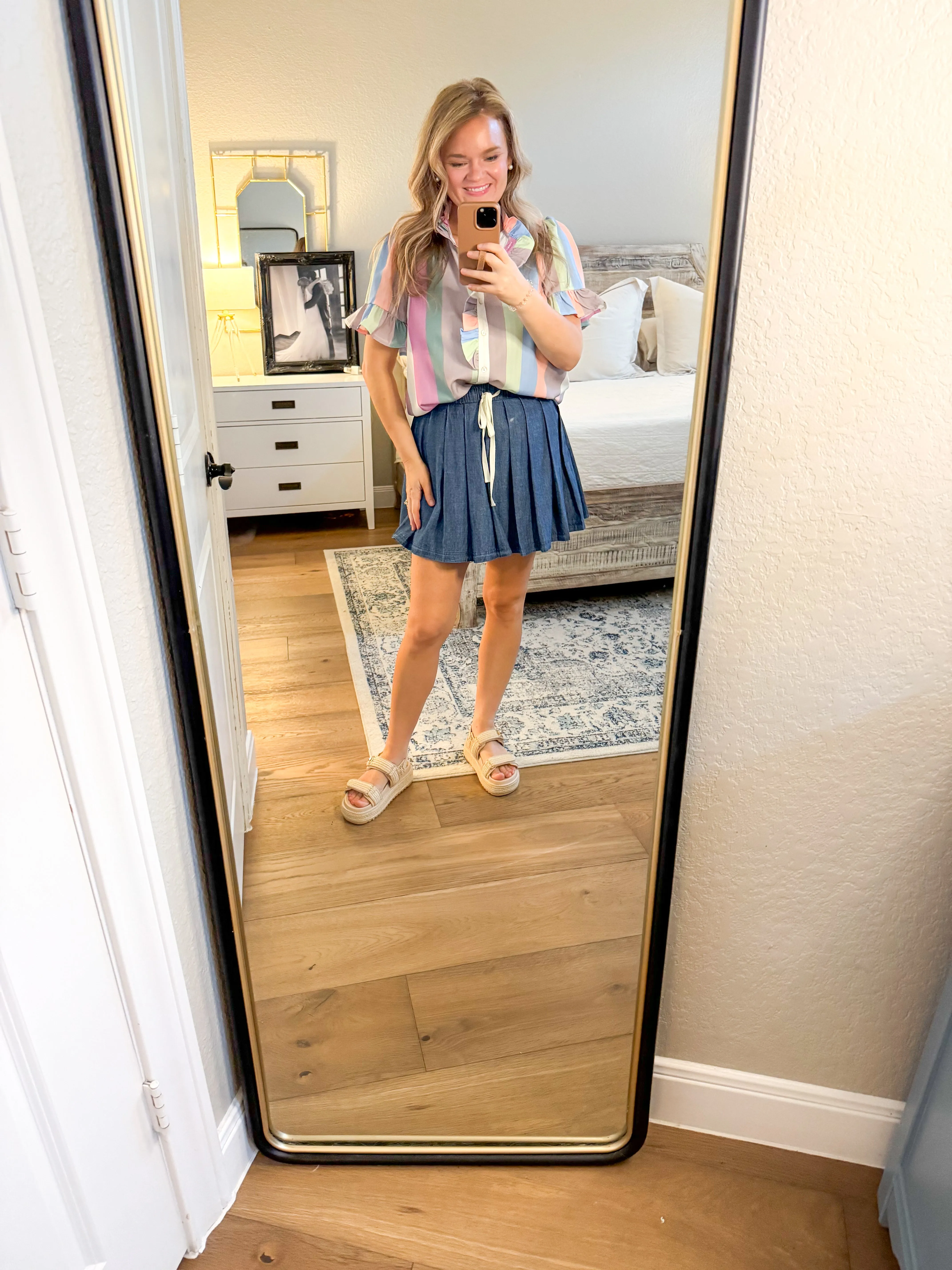 Dark Denim Laurie Skort