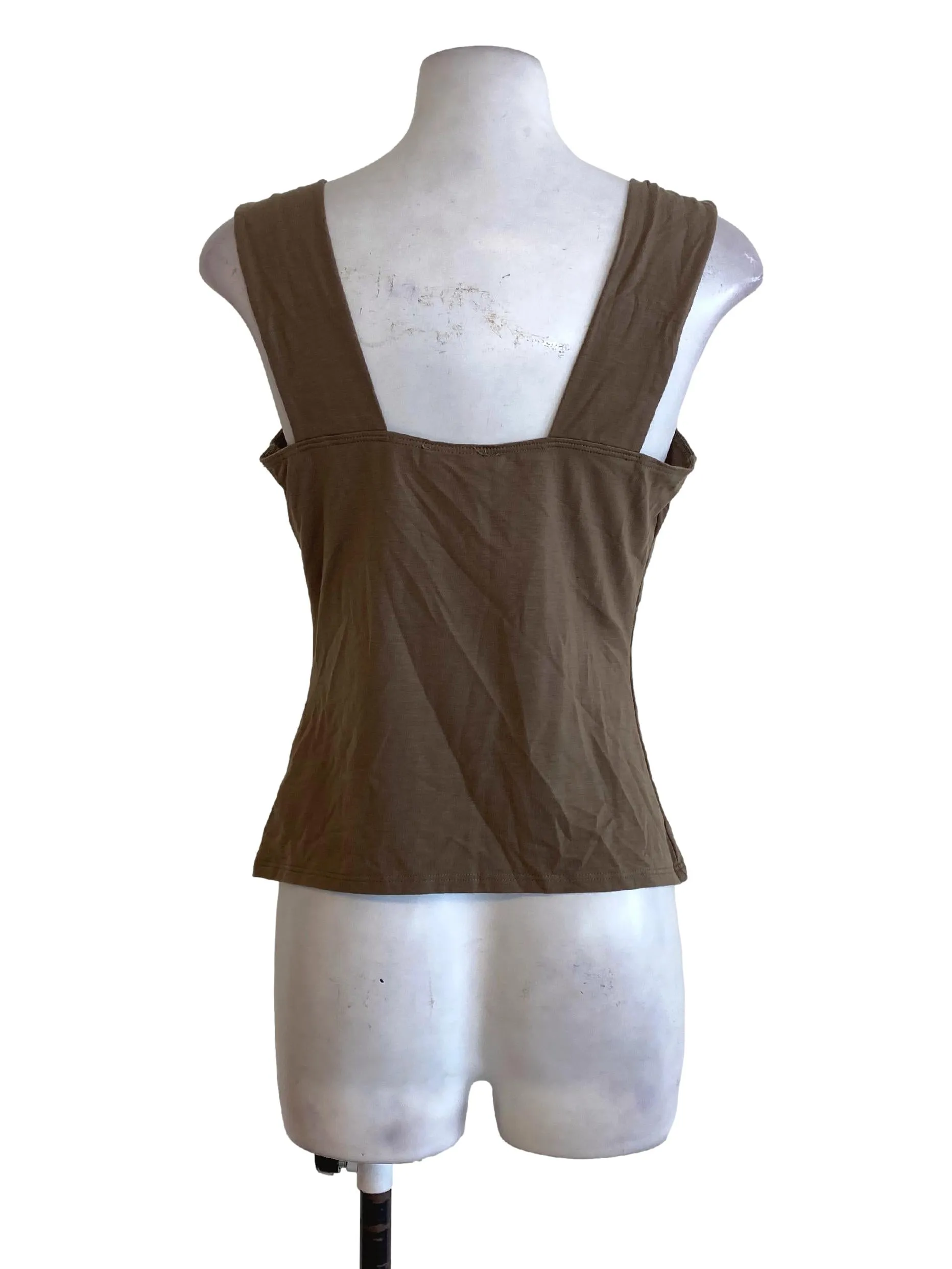Dark Denim Vest Top