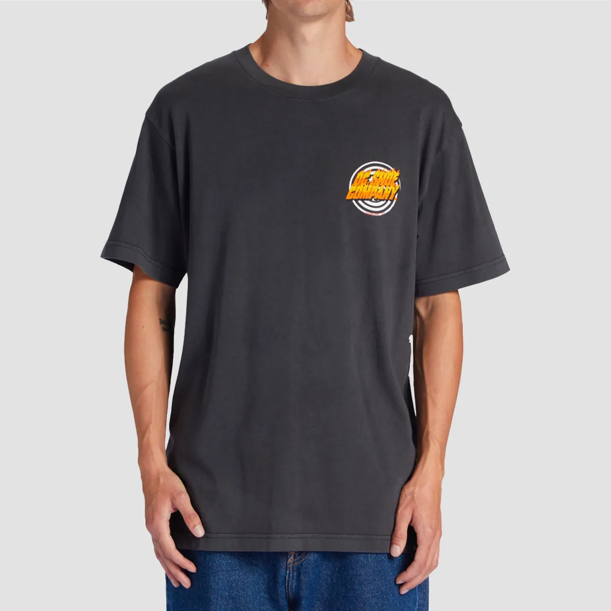 DC Burner T-Shirt Pirate Black Enzyme