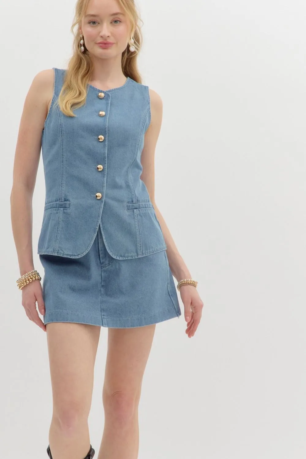 Dempsey Denim Vest