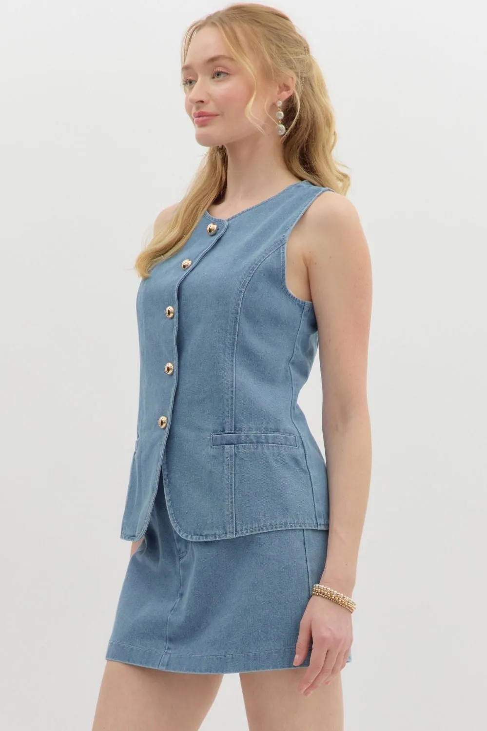 Dempsey Denim Vest
