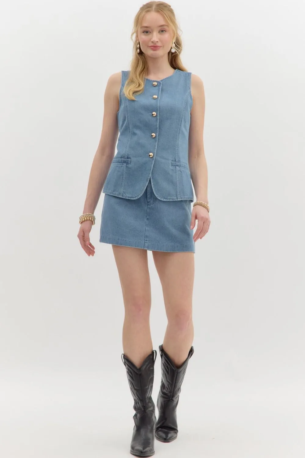 Dempsey Denim Vest
