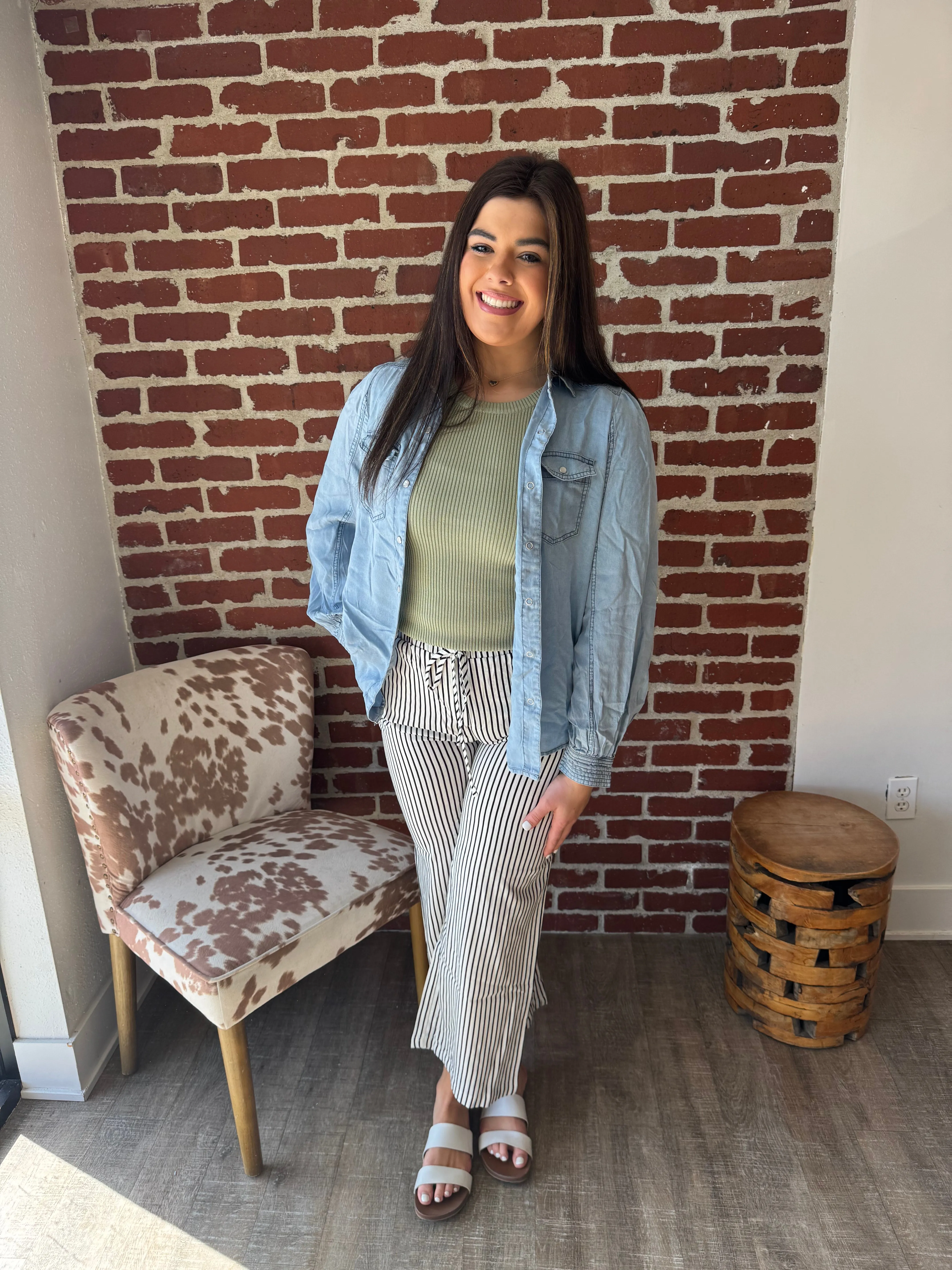 Denim Button Up