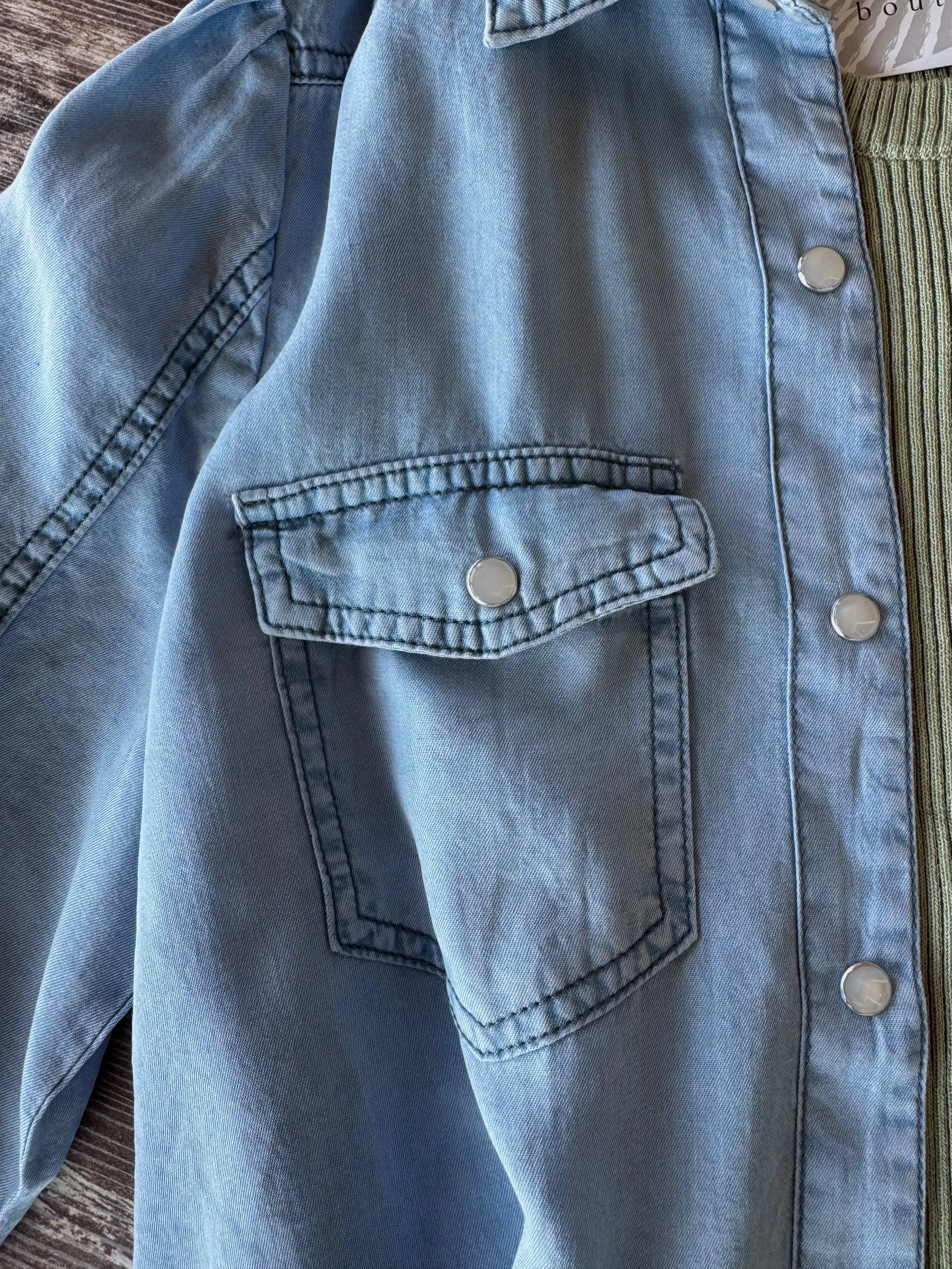 Denim Button Up