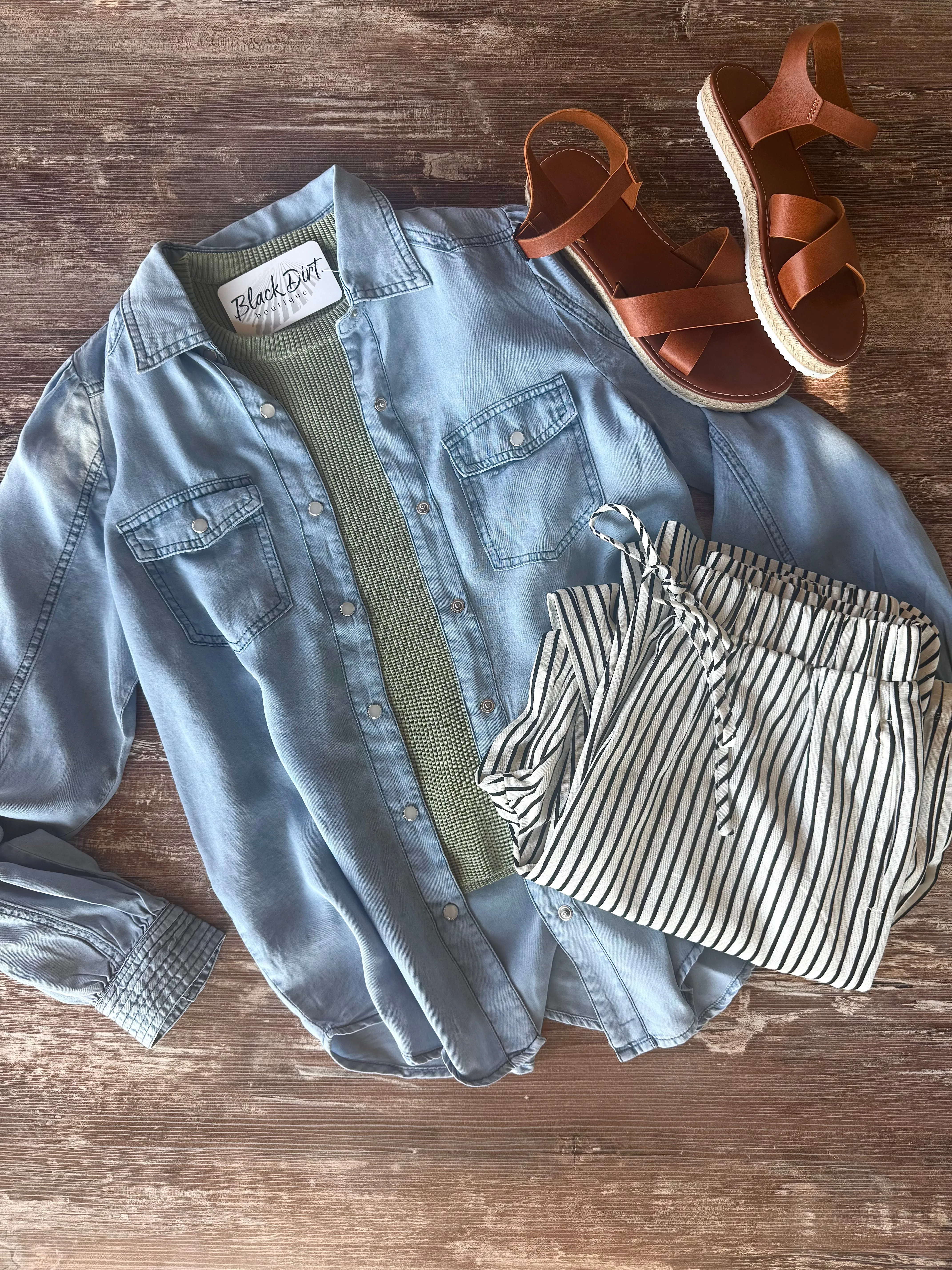 Denim Button Up