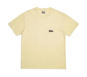 Deus ex Machina Mens Cream Short Sleeve Pocket T-Shirt Size 2XL (New)