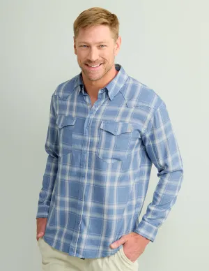 Diamond Back Plaid Button-Down