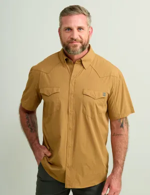 Diamond Back Short Sleeve Button-Down