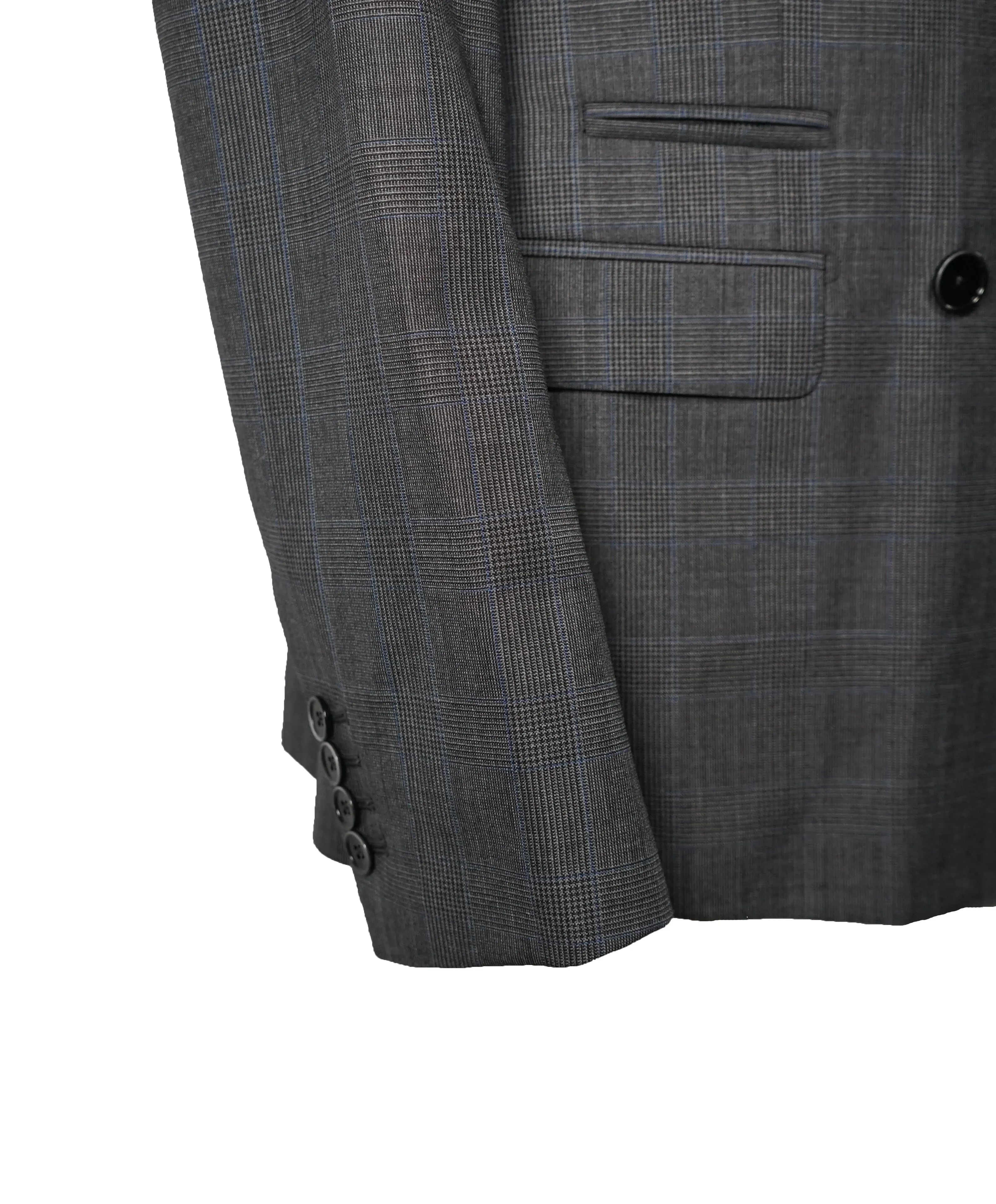 DOLCE & GABBANA - “SICILIA” Prince of Wales Blue Check Double-Breasted Suit - 40R