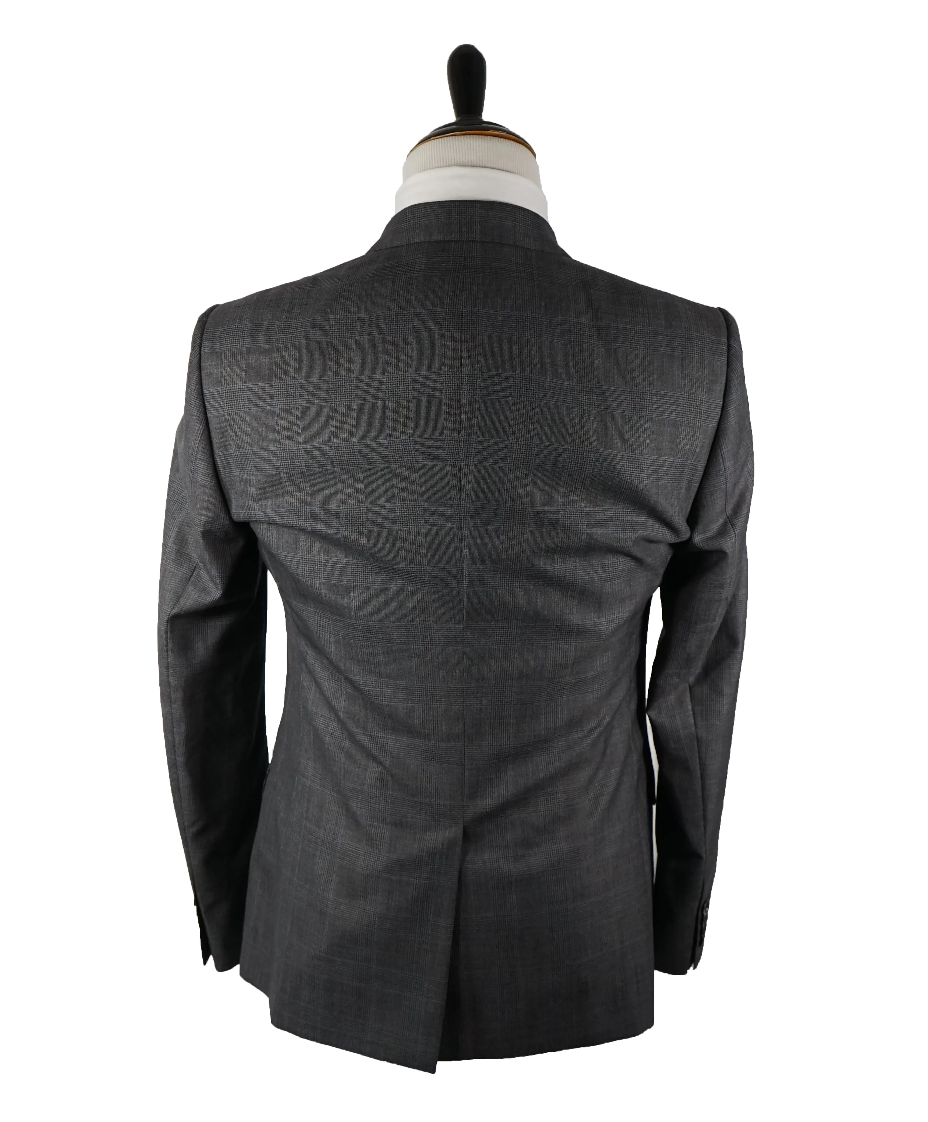 DOLCE & GABBANA - “SICILIA” Prince of Wales Blue Check Double-Breasted Suit - 40R