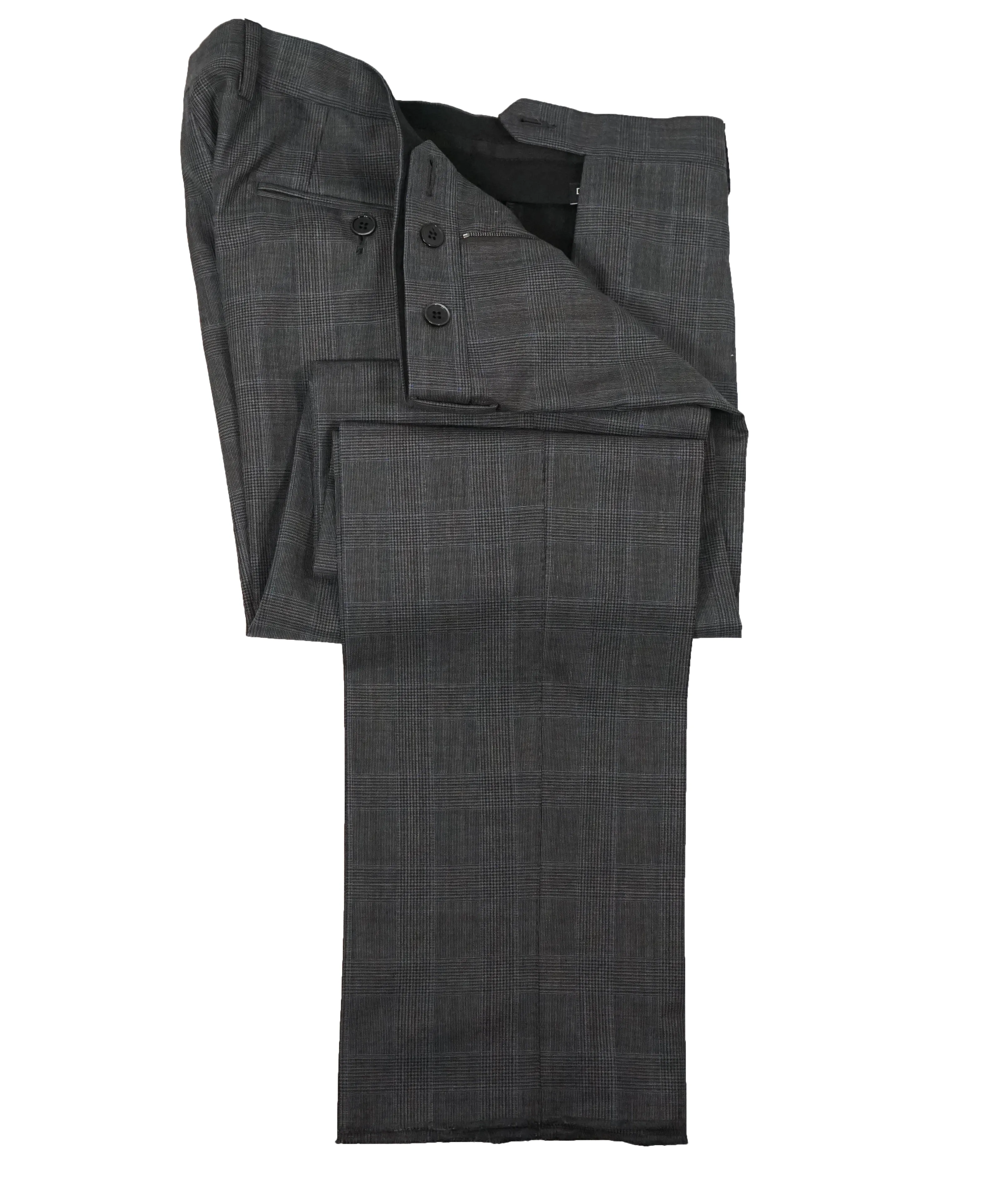 DOLCE & GABBANA - “SICILIA” Prince of Wales Blue Check Double-Breasted Suit - 40R