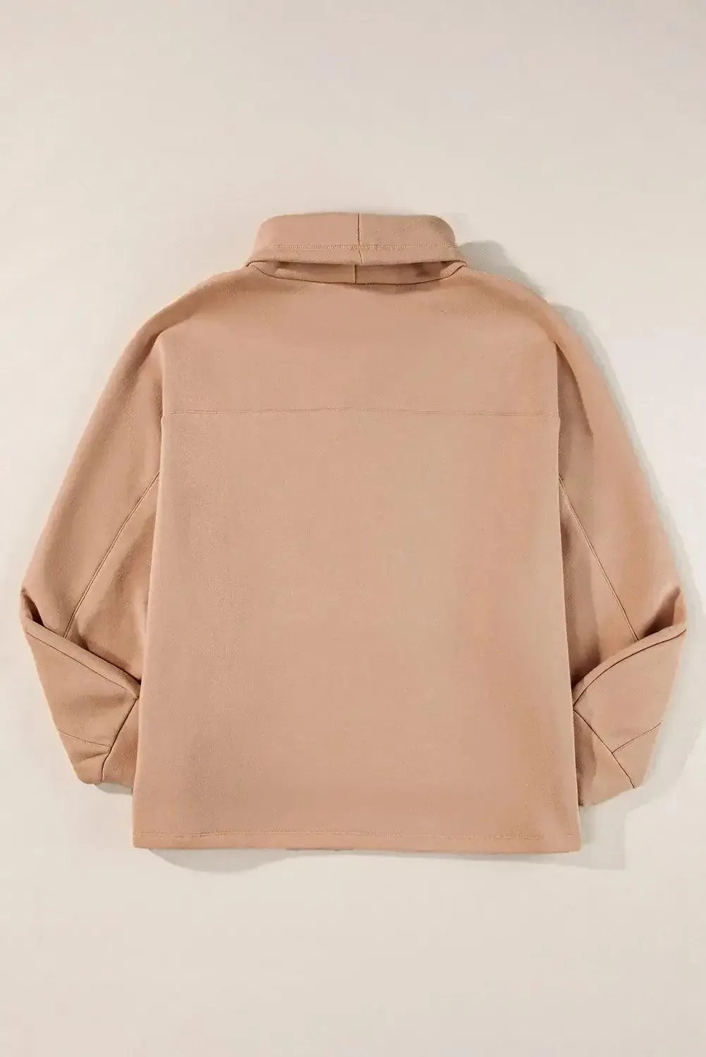Drawstring Turtleneck Long Sleeve Sweatshirt – Cozy