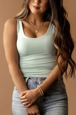 Dream Double Layered Tank (Seafoam)