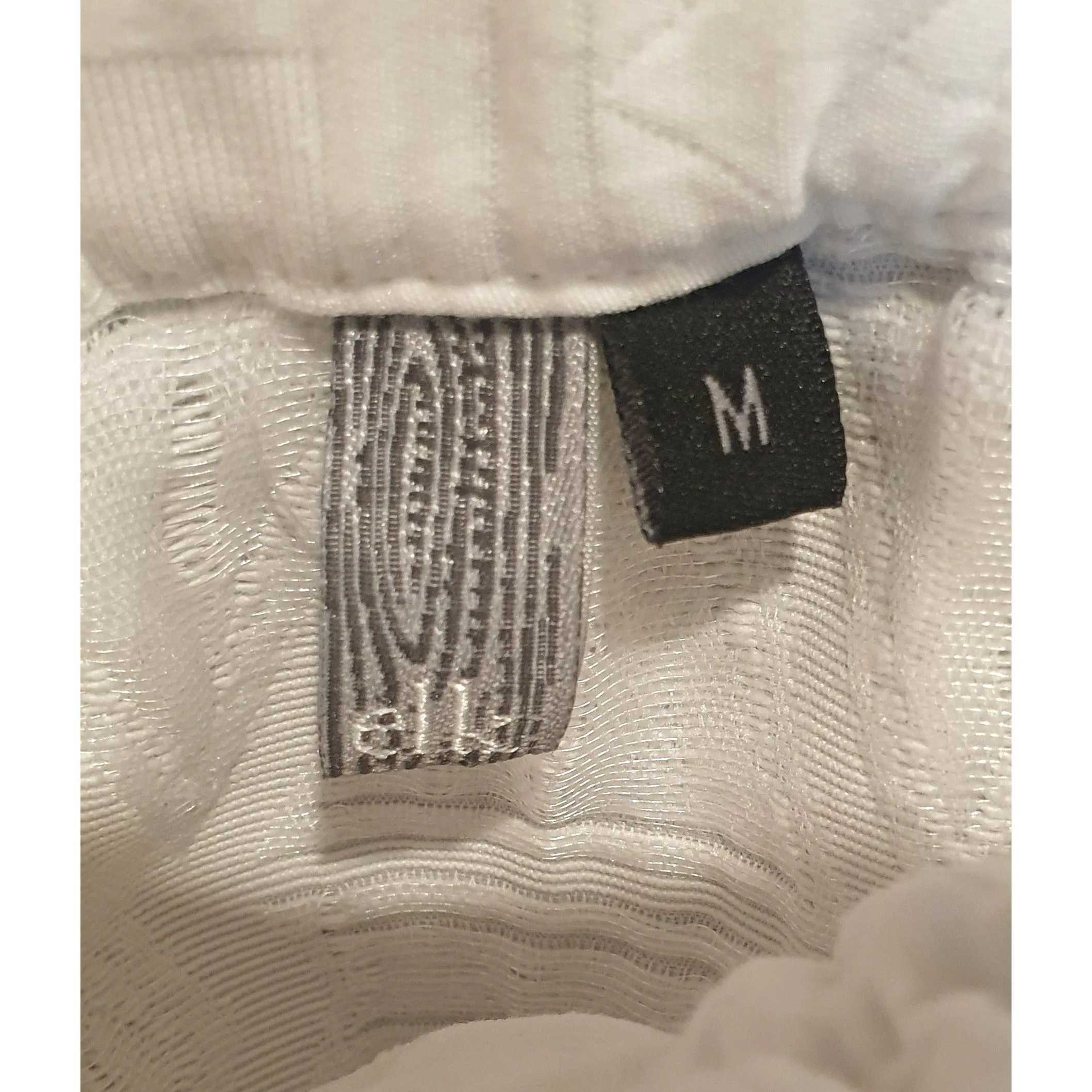 Elk white embossed skirt with drawstring waist size M (best fits 12)