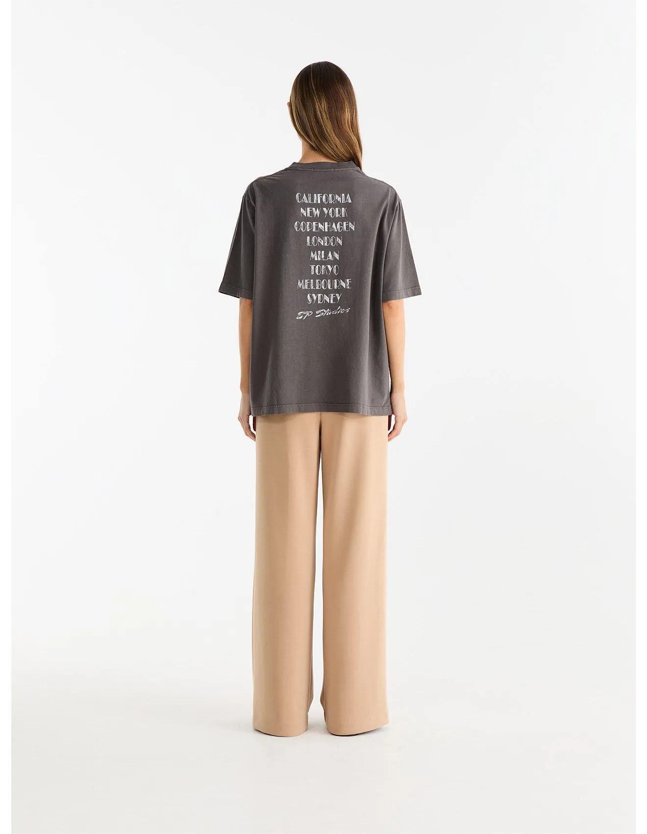 Ena Pelly, Pelly Tour Tee | Faded Black
