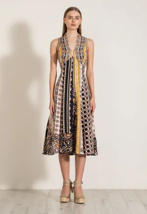 Esme halter midi dress