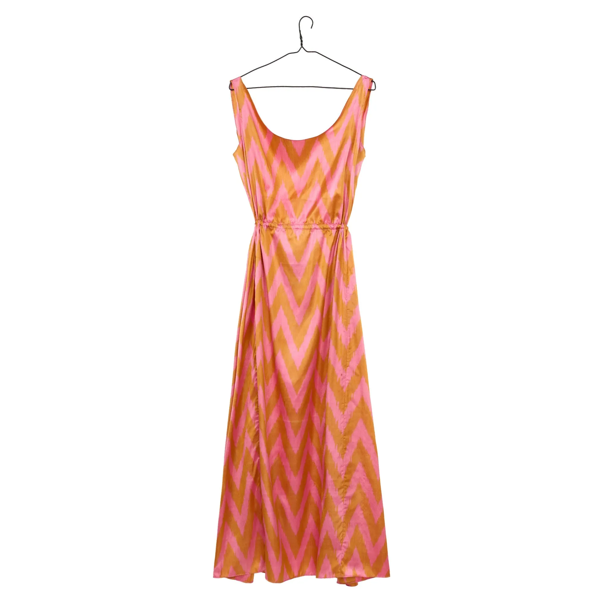 Esme Ikat Dress - Pink Gold
