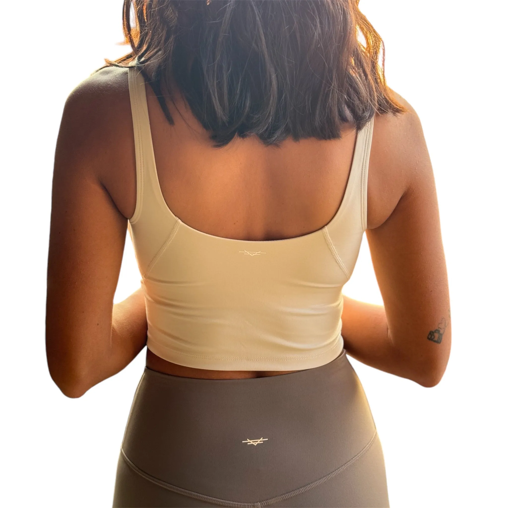 Essential Padded Top - Beige
