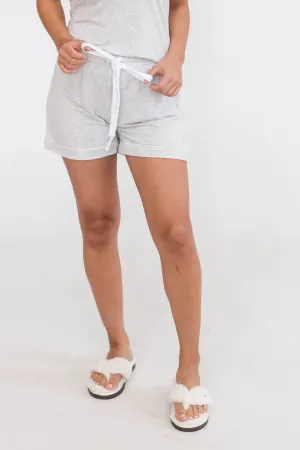 Everly Sleep Short | Pebble Grey