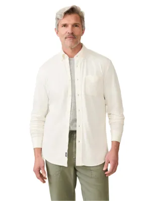 Faherty Coastline Knit Shirt - Whitewall