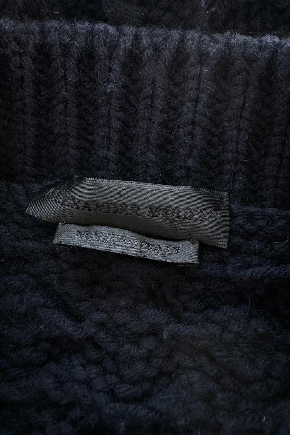 Fall 2006 Alexander McQueen 'The Widows of Culloden' Convertible Cashmere Wool Sweater Cardigan Jacket