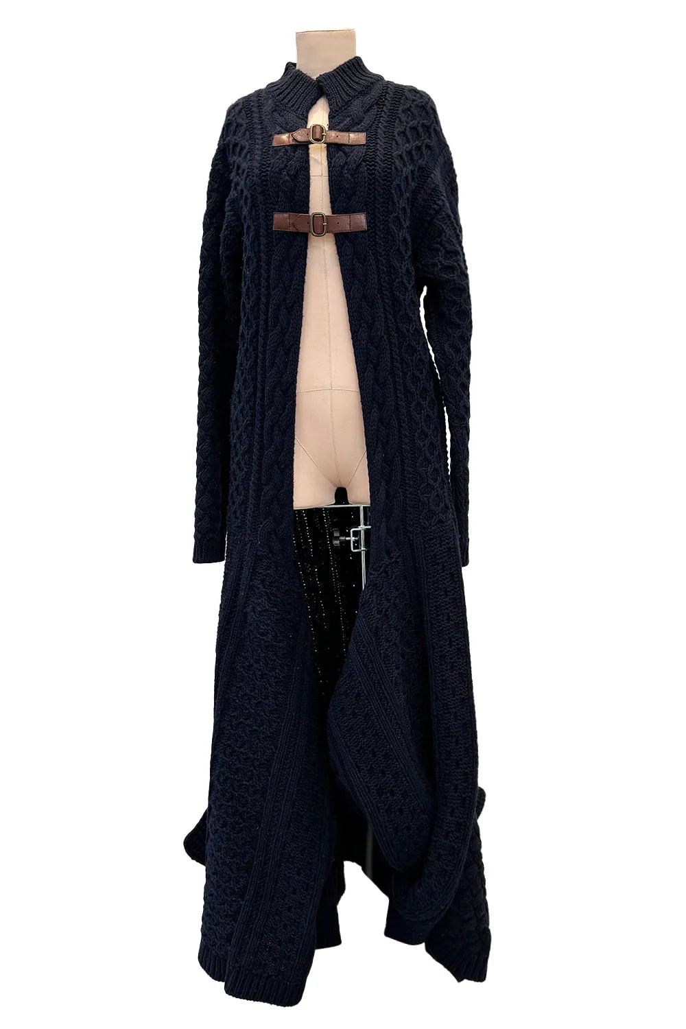 Fall 2006 Alexander McQueen 'The Widows of Culloden' Convertible Cashmere Wool Sweater Cardigan Jacket
