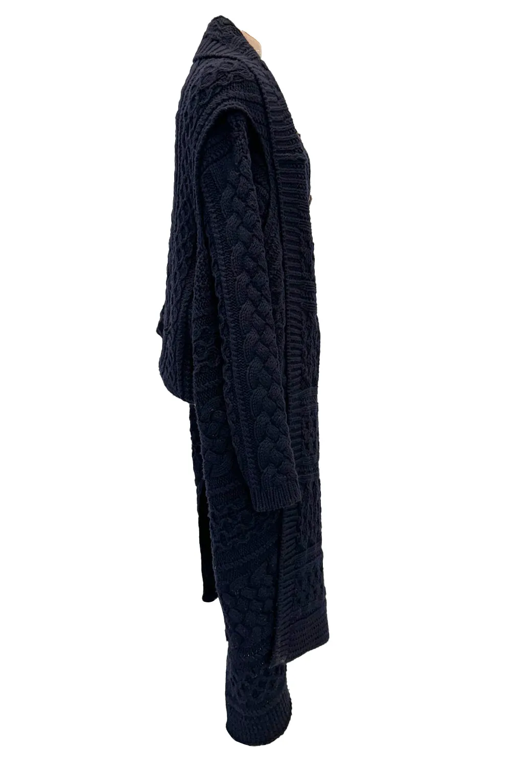 Fall 2006 Alexander McQueen 'The Widows of Culloden' Convertible Cashmere Wool Sweater Cardigan Jacket