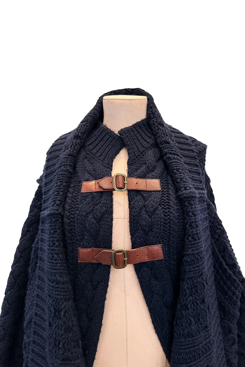 Fall 2006 Alexander McQueen 'The Widows of Culloden' Convertible Cashmere Wool Sweater Cardigan Jacket