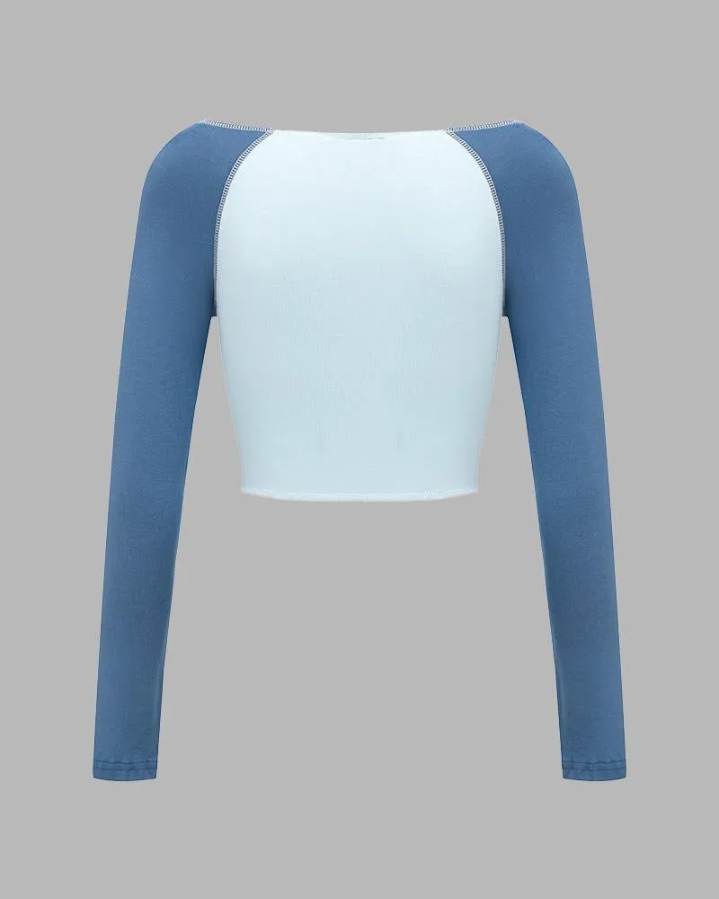 Feline Introvert Cropped Raglan Top