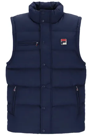 Fila Milton Padded Gilet Navy