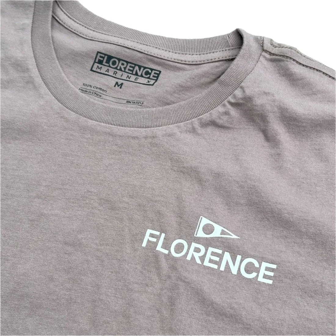 FLORENCE MARINE X CREW T-SHIRT - PUMICE