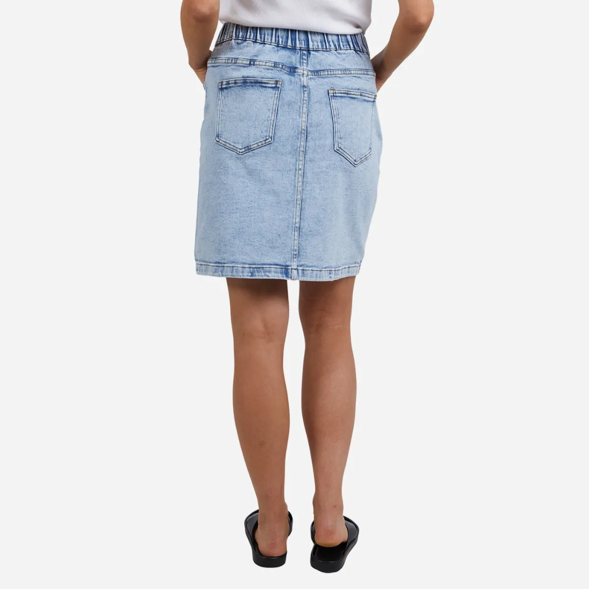 Foxwood Rio Denim Skirt (Light Blue)